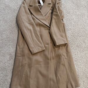Elegant Tan Long Coat GAP NWT